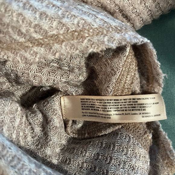 Saturday Sunday Anthro Waffle Knit Sweater Size M - Picture 5 of 6